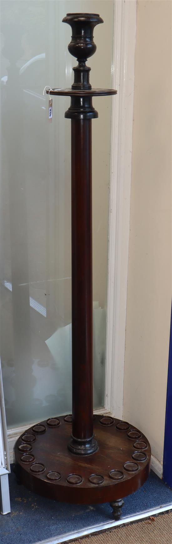 A snooker cue stand H.approx. 160cm